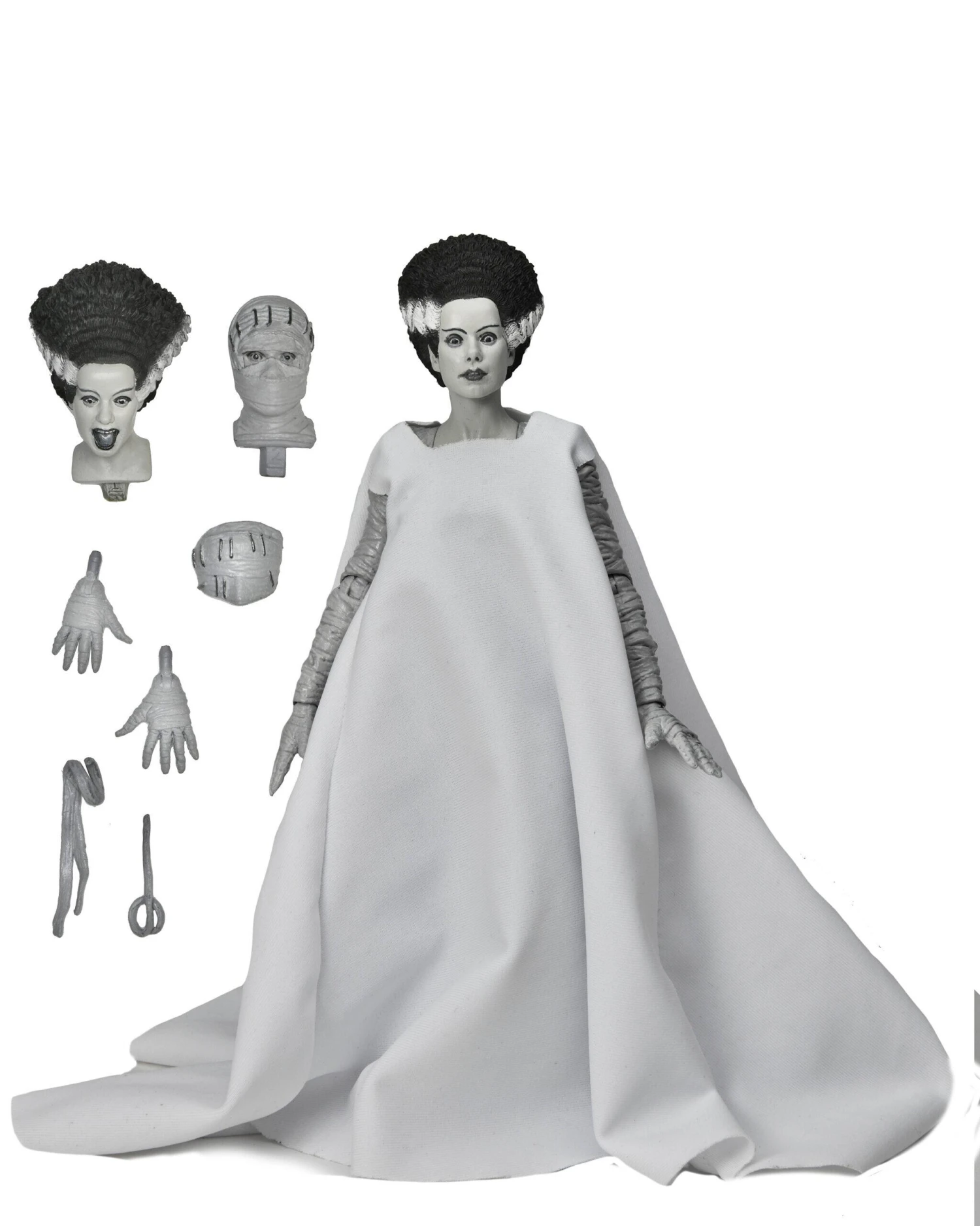 NECA Universal Monsters Ultimate 7 Inch Scale Action Figure - Bride Of Frankenstein (Black And White) 3 NECA Universal Monsters Ultimate 7 Inch Scale Action Figure - Bride Of Frankenstein (Black And White)
