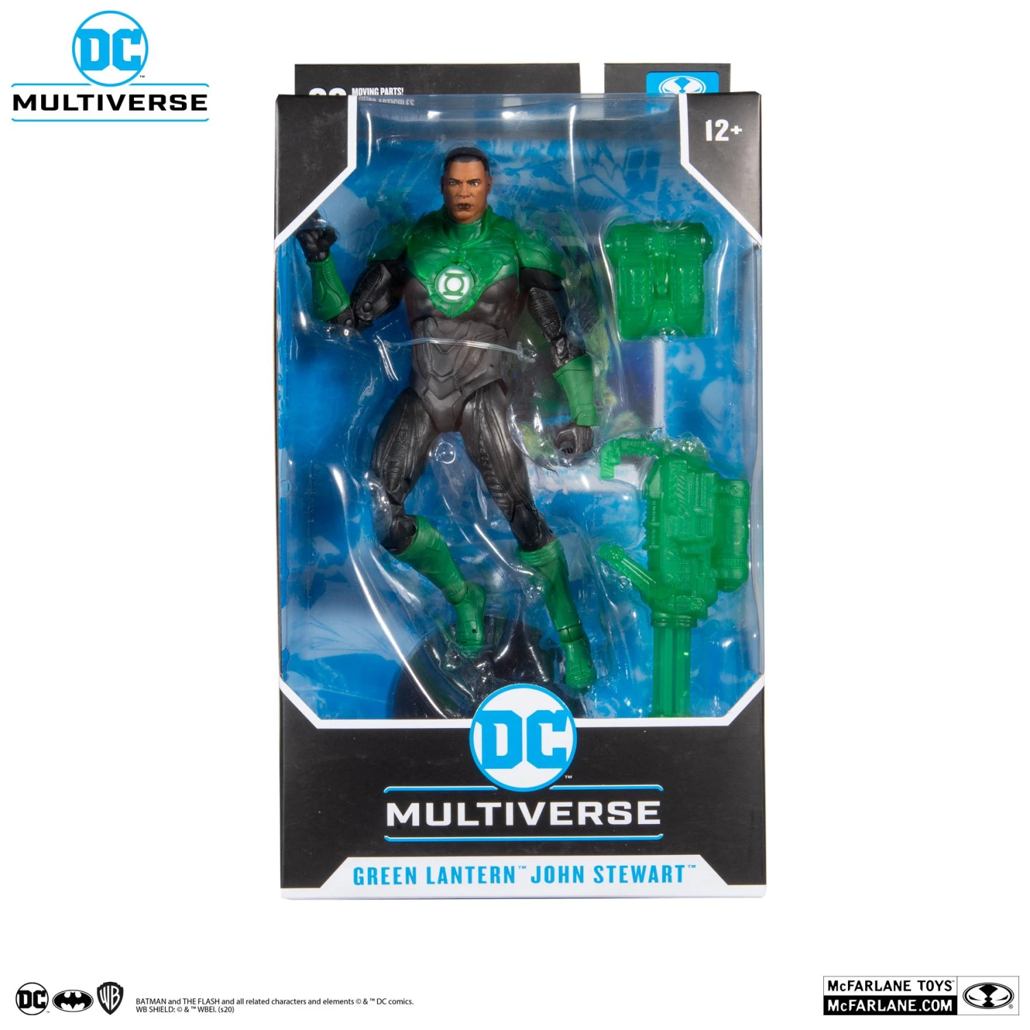 McFarlane DC Multiverse Action Figure - John Stewart Green Lantern 3 McFarlane DC Multiverse Action Figure - John Stewart Green Lantern