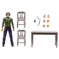 McFarlane DC Multiverse 7 Inch Action Figure - The Joker (Interrogation Room) (TDK) (Gold Label) -Hasbro Store 15399 02 nl 78835