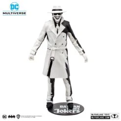 McFarlane DC Multiverse 7 Inch Action Figure - The Joker: The Comedian (Batman: Three Jokers) (Line Art) (Gold Label) -Hasbro Store 17066 06 logos