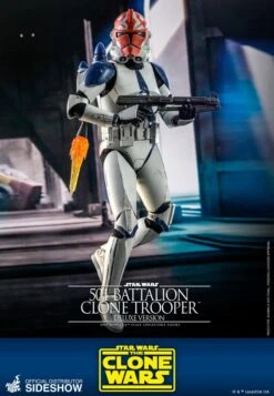 501st Battalion Clone Trooper (Clone Wars) DELUXE Edition- Star Wars Hot Toys Collectibles 1/6 Scale Action Figure