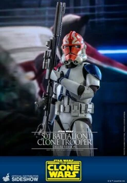 501st Battalion Clone Trooper (Clone Wars) DELUXE Edition- Star Wars Hot Toys Collectibles 1/6 Scale Action Figure -Hasbro Store 501st battalion clone trooper deluxe sixth scale figure by hot t 5