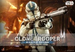 *PRE-ORDER 501st Battalion Clone Trooper (Kenobi Series) - Star Wars Hot Toys Collectibles 1/6 Scale Action Figure -Hasbro Store 501st legion clone trooper star wars gallery 637d0b8753fa2