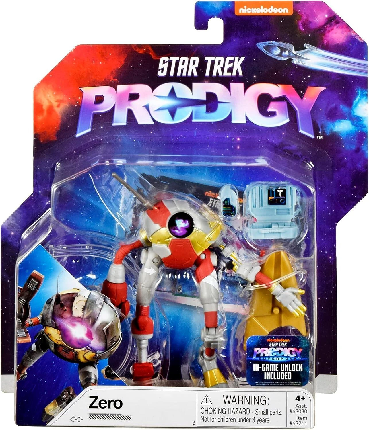 Star Trek Prodigy Universe 4 Inch Action Figure - Zero 3 Star Trek Prodigy Universe 4 Inch Action Figure - Zero
