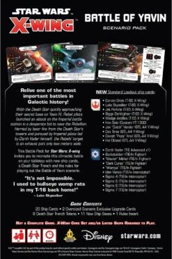 Atomic Mass Games Star Wars X-Wing: Battle Of Yavin Scenario Expansion Pack -Hasbro Store 815hvtr5j842