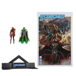 McFarlane *PRE-ORDER Spawn 3inch Action Figure W/ Comic 2-pack Wave 2 - She-Spawn & Curse (Scorched #12) -Hasbro Store 90411 09 nl