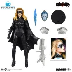 McFarlane *PRE-ORDER DC Multiverse Batman & Robin Movie 7 Inch Action Figure Build-A Wave 11 - Batgirl -Hasbro Store batgirl 02 logos