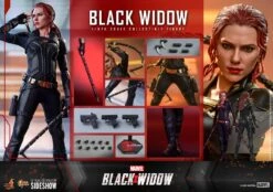 Black Widow - Marvel Hot Toys Collectibles 1/6 Scale Action Figure -Hasbro Store black widow marvel gallery 60ef2beae9010