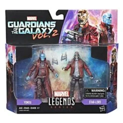 Hasbro Marvel Legends Guardians Of The Galaxy 3.75 Inch Action Figure 2 Pack - Star-Lord & Yondu