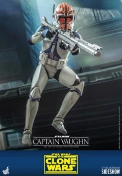 Captain Vaughn (Clone Wars) - Star Wars Hot Toys Collectibles 1/6 Scale Action Figure -Hasbro Store captain vaughn star wars gallery 6185525ade517