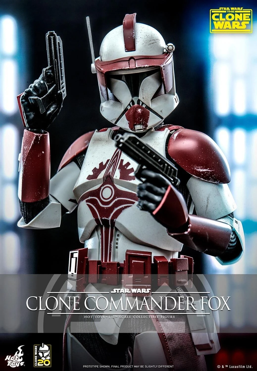*PRE-ORDER Clone Commander Fox - Star Wars Hot Toys Exclusive Collectibles 1/6 Scale Action Figure 3 *PRE-ORDER Clone Commander Fox - Star Wars Hot Toys Exclusive Collectibles 1/6 Scale Action Figure