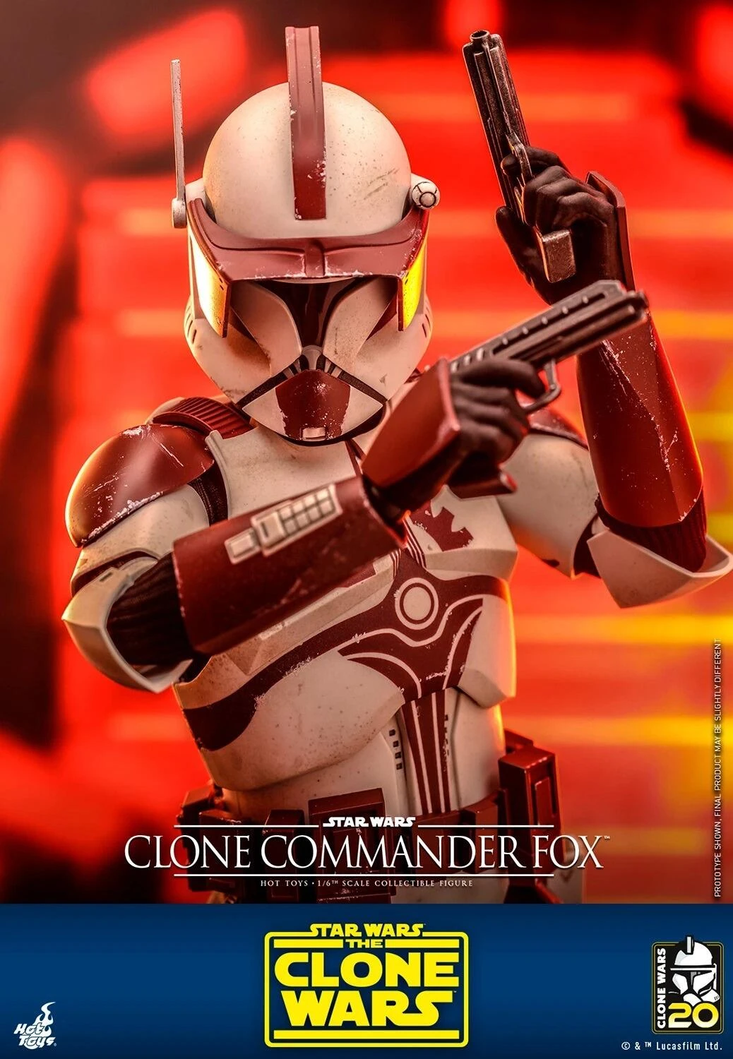 *PRE-ORDER Clone Commander Fox - Star Wars Hot Toys Exclusive Collectibles 1/6 Scale Action Figure 4 *PRE-ORDER Clone Commander Fox - Star Wars Hot Toys Exclusive Collectibles 1/6 Scale Action Figure - Image 2