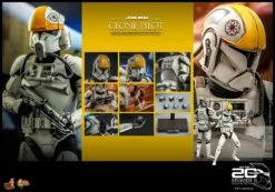 *PRE-ORDER Clone Pilot - Star Wars Attack Of The Clones 20th Anniversary Hot Toys Collectibles 1/6 Scale Action Figure -Hasbro Store clone pilot star wars gallery 6271a6fae8569