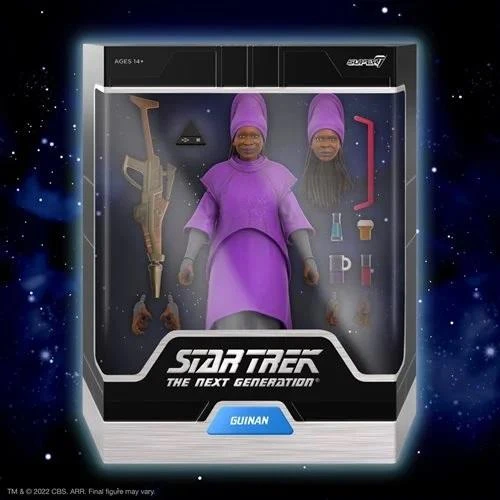 SUPER7 *PRE-ORDER Star Trek: The Next Generation ReAction Ultimates! Action Figure Wave 1 - Guinan 4 SUPER7 *PRE-ORDER Star Trek: The Next Generation ReAction Ultimates! Action Figure Wave 1 - Guinan - Image 2