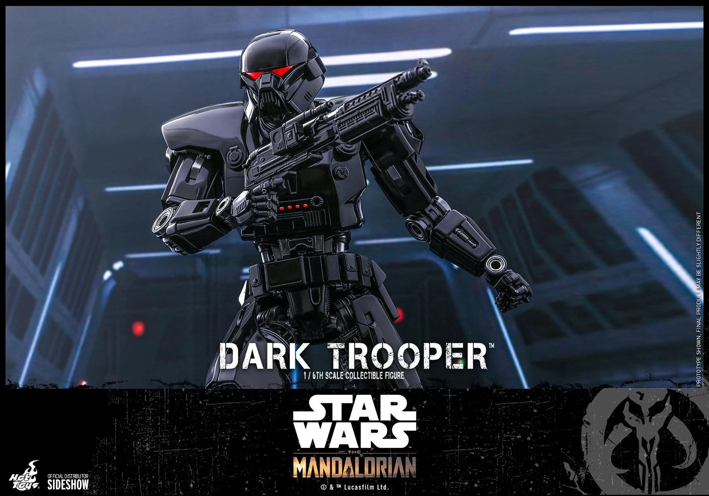 Dark Trooper (The Mandalorian) - Star Wars Hot Toys Collectibles 1/6 Scale Action Figure 8 Dark Trooper (The Mandalorian) - Star Wars Hot Toys Collectibles 1/6 Scale Action Figure - Image 6