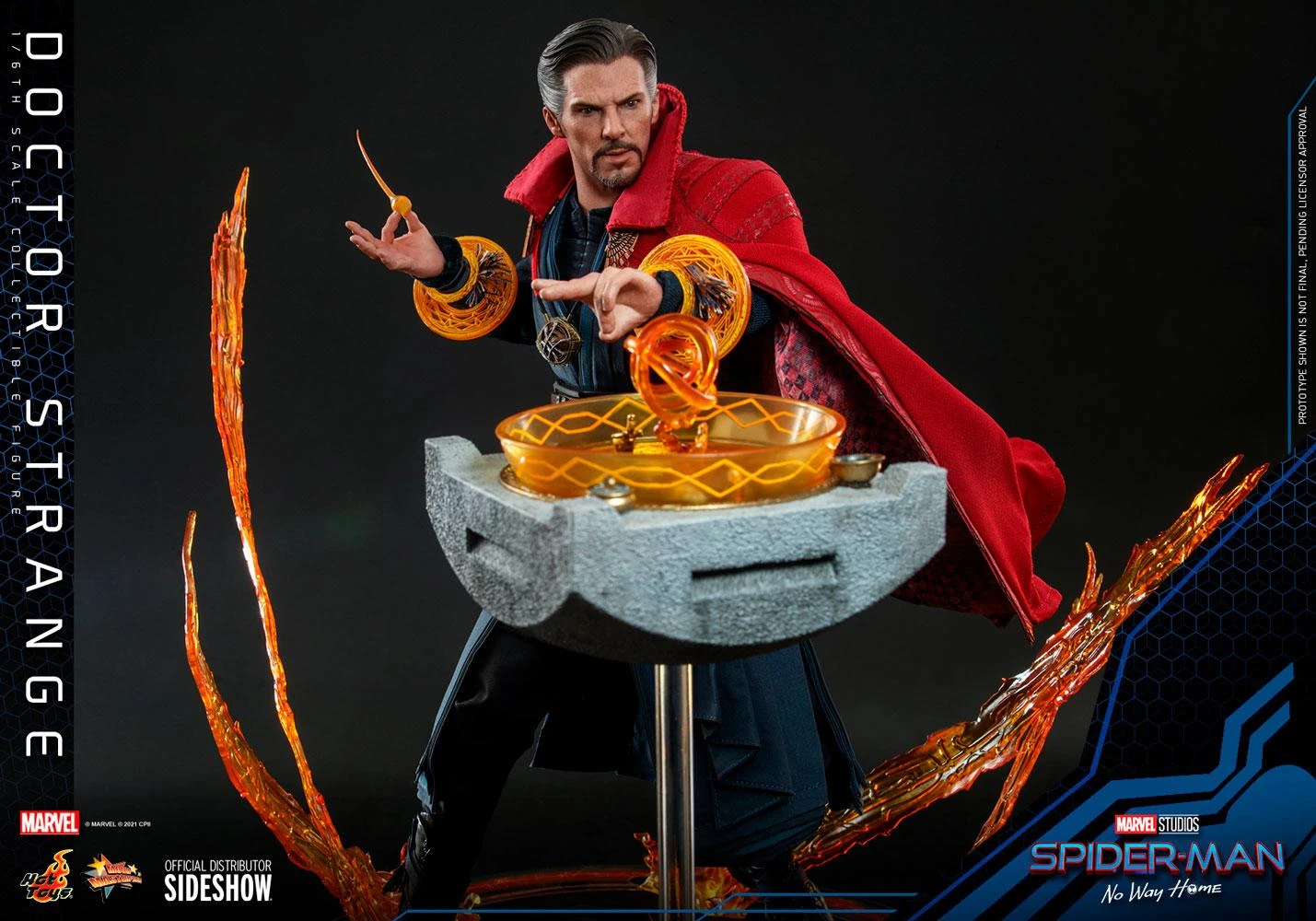 Doctor Strange - Spider-man No Way Home Marvel Hot Toys Collectibles 1/6 Scale Action Figure 11 Doctor Strange - Spider-man No Way Home Marvel Hot Toys Collectibles 1/6 Scale Action Figure - Image 9