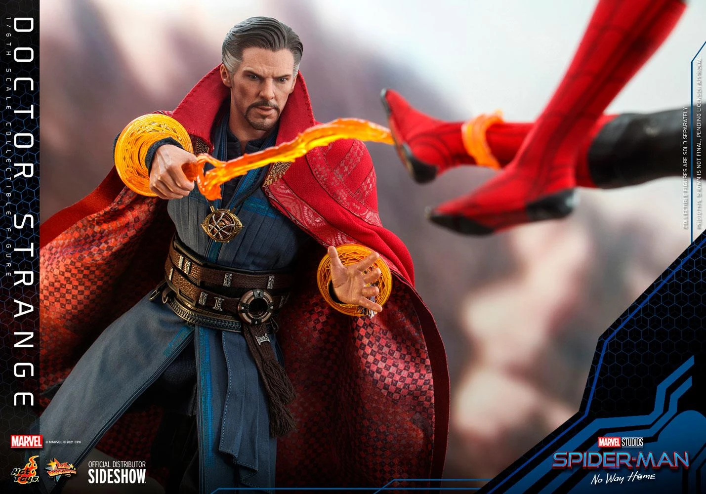 Doctor Strange - Spider-man No Way Home Marvel Hot Toys Collectibles 1/6 Scale Action Figure 9 Doctor Strange - Spider-man No Way Home Marvel Hot Toys Collectibles 1/6 Scale Action Figure - Image 7