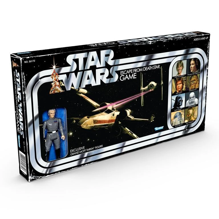 Hasbro Star Wars Retro Action Figure Board Game - Death Star Escape With Grand Moff Tarkin Action Figure 4 Hasbro Star Wars Retro Action Figure Board Game - Death Star Escape With Grand Moff Tarkin Action Figure - Image 2