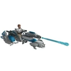 Hasbro Star Wars Mission Fleet Expedition Class Action Figure - Obi-Wan Kenobi With Barc Speeder -Hasbro Store e9679 render sw core obi barc speeder4 20 s