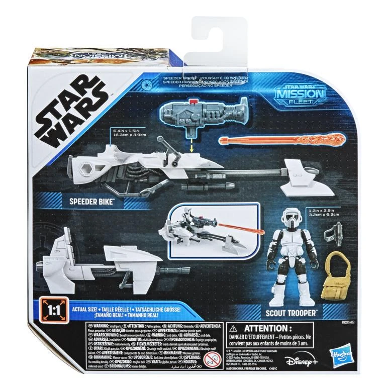 Hasbro Star Wars Mission Fleet Action Figure - Scout Trooper With Speeder Bike 5 Hasbro Star Wars Mission Fleet Action Figure - Scout Trooper With Speeder Bike - Image 3