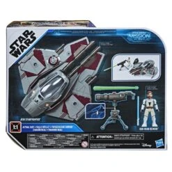 Hasbro Star Wars Mission Fleet Action Figure - Obi-Wan Kenobi With Jedi Starfighter 9 Hasbro Star Wars Mission Fleet Action Figure - Obi-Wan Kenobi With Jedi Starfighter -Hasbro Store f11365l00 5010993808267 back 20 s