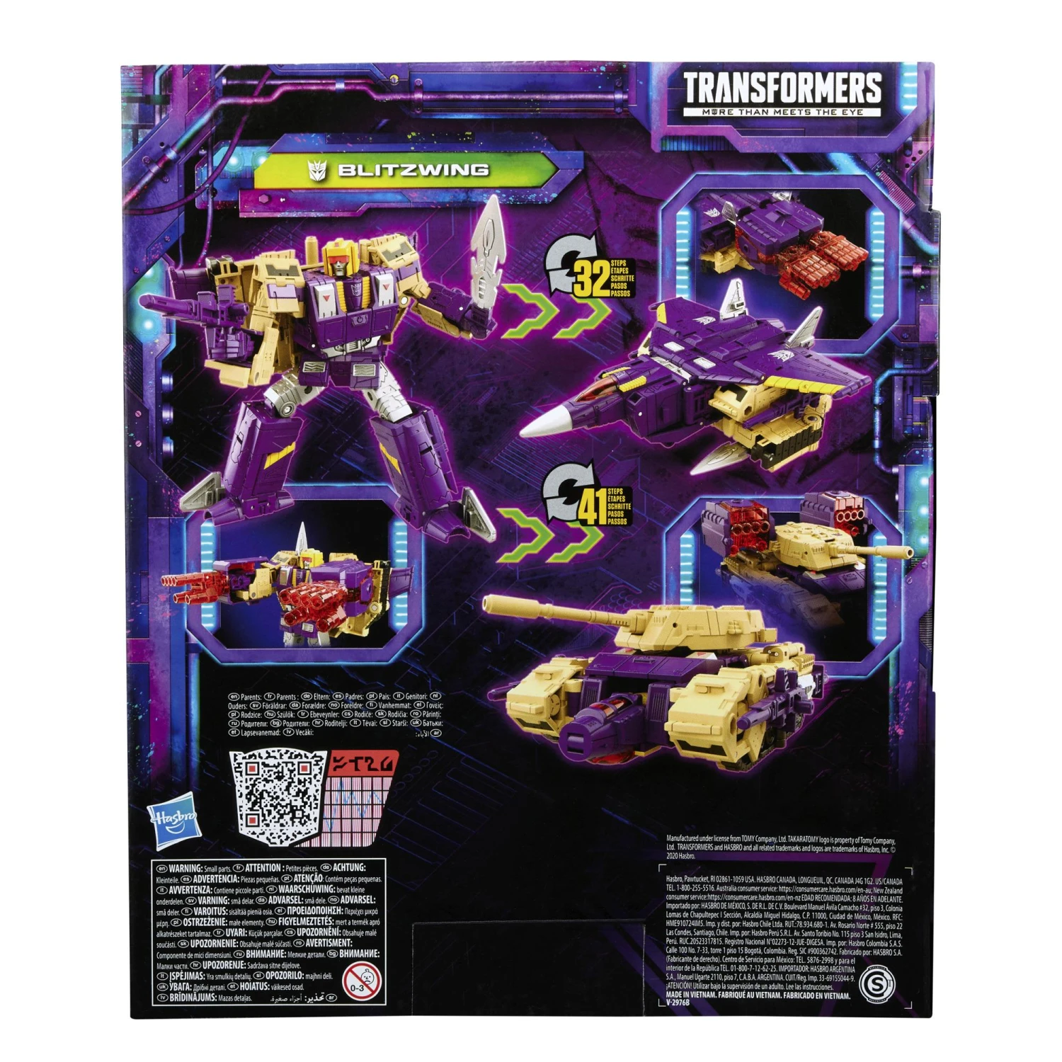 Hasbro Transformers Generations Legacy Leader Action Figure - Blitzwing 4 Hasbro Transformers Generations Legacy Leader Action Figure - Blitzwing - Image 2