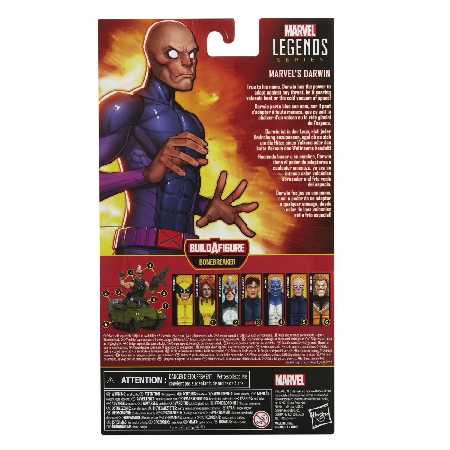 Hasbro Marvel Legends X-Men Action Figure Wave 5 - Marvel's Darwin 4 Hasbro Marvel Legends X-Men Action Figure Wave 5 - Marvel's Darwin - Image 2