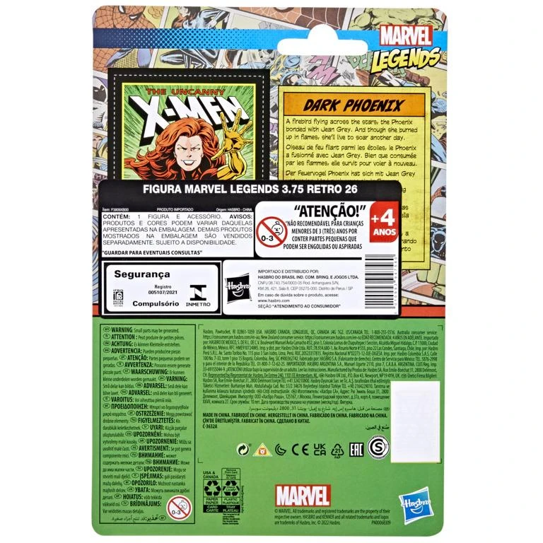 Hasbro Marvel Universe Retro 3.75 Inch Action Figure Wave 5 - Dark Phoenix 4 Hasbro Marvel Universe Retro 3.75 Inch Action Figure Wave 5 - Dark Phoenix - Image 2