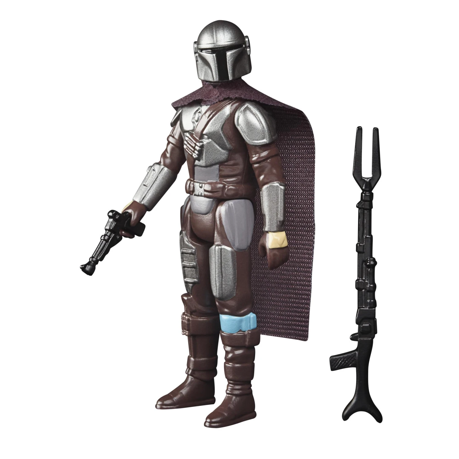 Hasbro Star Wars Retro Action Figure Wave 4 - Mandalorian (Beskar) 4 Hasbro Star Wars Retro Action Figure Wave 4 - Mandalorian (Beskar) - Image 2