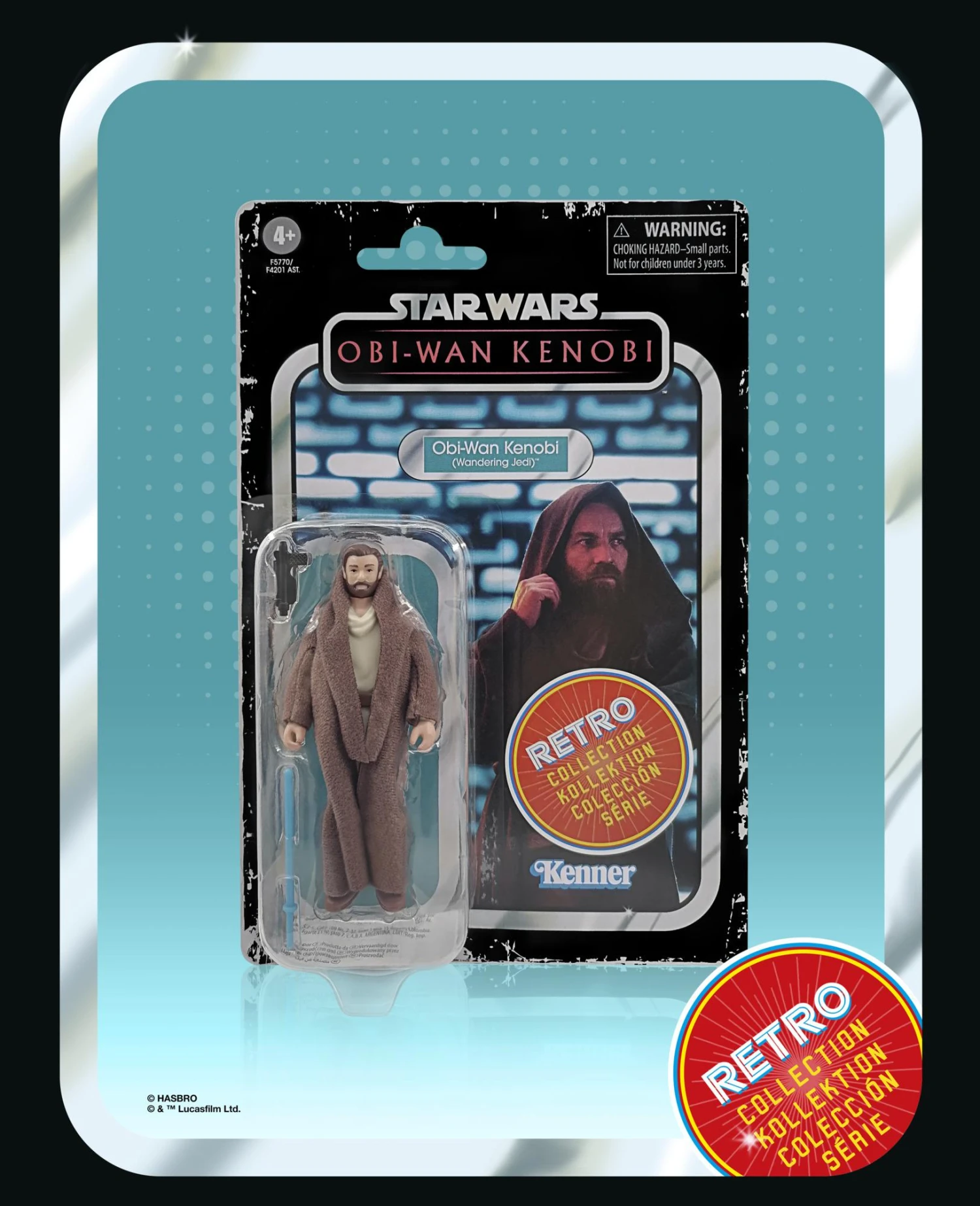 Hasbro Star Wars Retro Action Figure Wave 5 - Obi-Wan Kenobi (Wandering Jedi) 8 Hasbro Star Wars Retro Action Figure Wave 5 - Obi-Wan Kenobi (Wandering Jedi) - Image 6