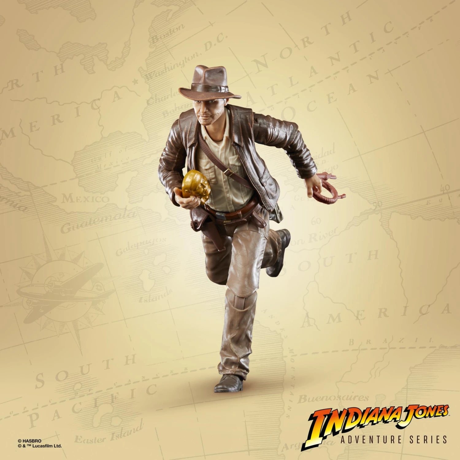 Hasbro Indiana Jones 6 Inch Action Figure Wave 1 - Indiana Jones (Raiders Of The Lost Ark) 7 Hasbro Indiana Jones 6 Inch Action Figure Wave 1 - Indiana Jones (Raiders Of The Lost Ark) - Image 5