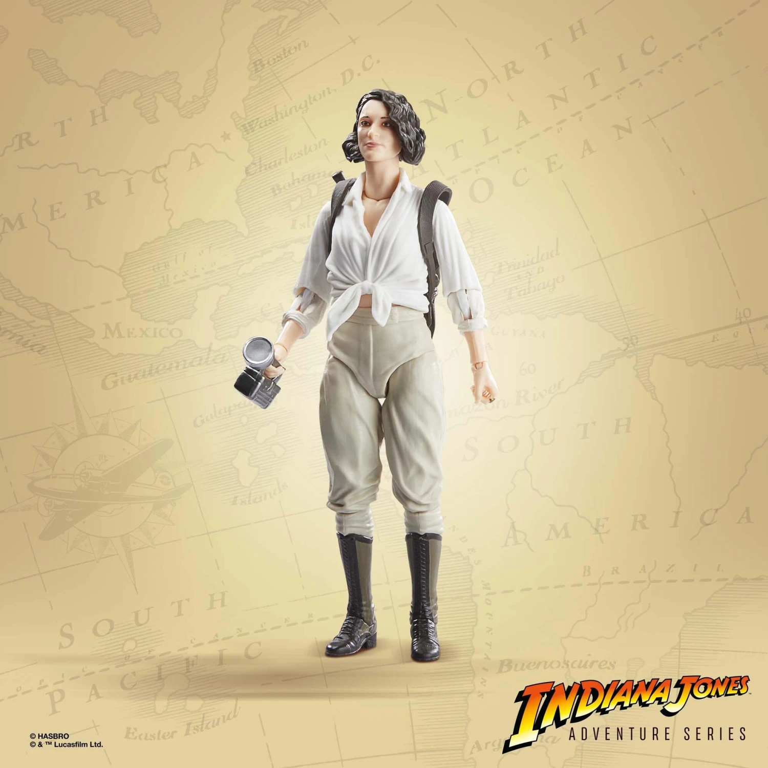 Hasbro Indiana Jones 6 Inch Action Figure Wave 2 - Helena Shaw 6 Hasbro Indiana Jones 6 Inch Action Figure Wave 2 - Helena Shaw - Image 4