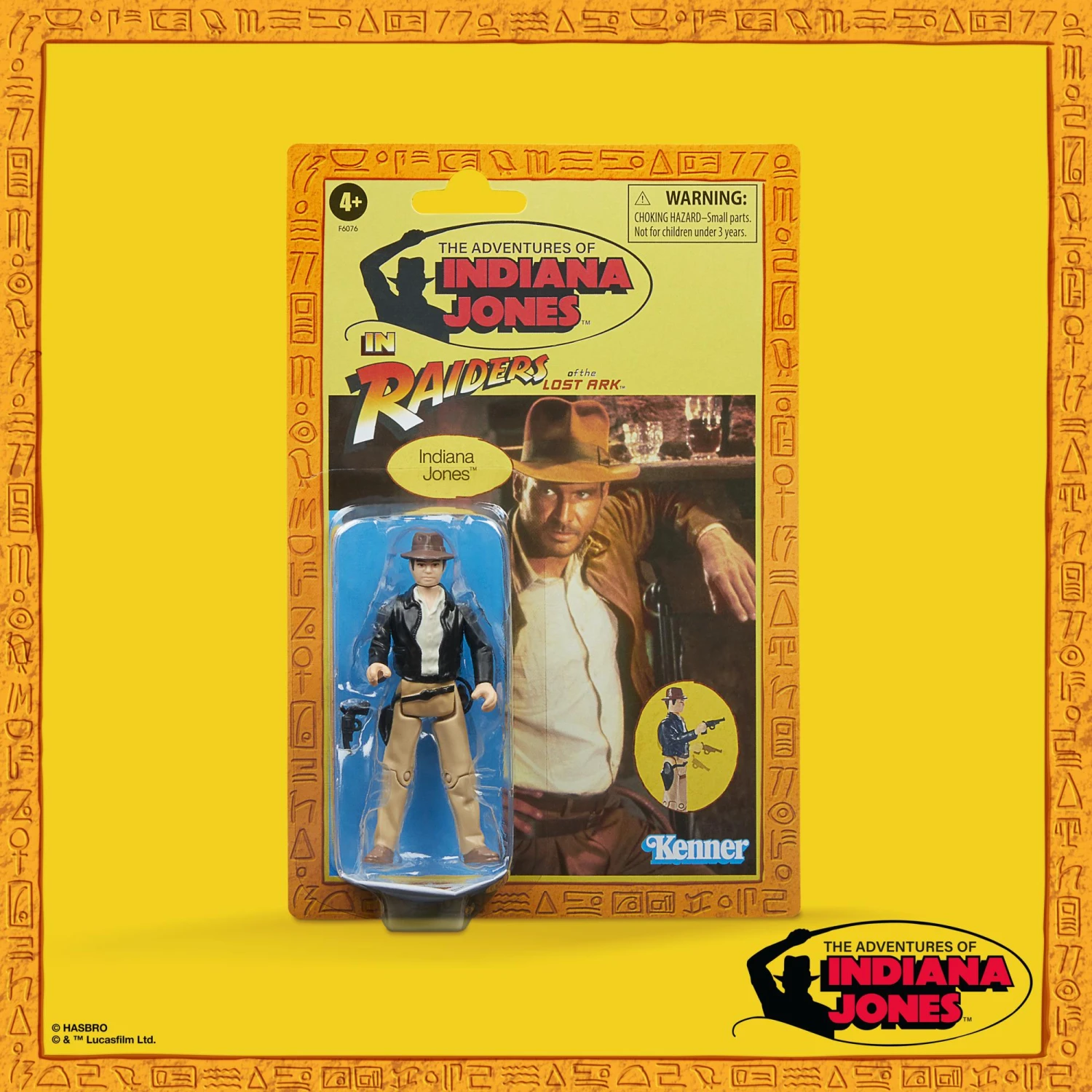 Hasbro Indiana Jones Retro Action Figure - Indiana Jones (Raiders Of The Lost Ark) 5 Hasbro Indiana Jones Retro Action Figure - Indiana Jones (Raiders Of The Lost Ark) - Image 3