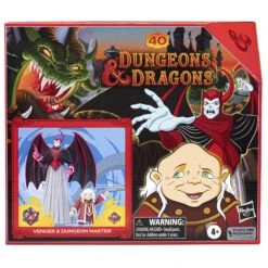 Hasbro Dungeons & Dragons Cartoon Classics 6-Inch-Scale Action Figure - Dungeon Master & Venger 2-Pack