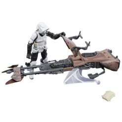 Hasbro Star Wars The Vintage Collection 3.75 Inch Scale Vehicle - Speeder Bike & Scout Trooper 17 Hasbro Star Wars The Vintage Collection 3.75 Inch Scale Vehicle - Speeder Bike & Scout Trooper -Hasbro Store f68825l00 detail 4 22 online 2000sq