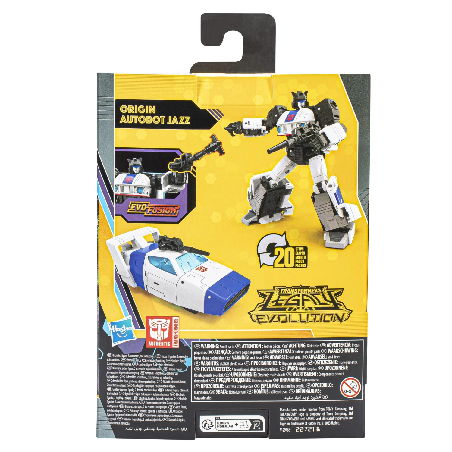 Hasbro Transformers Buzzworthy Bumblebee Generations Legacy Evolution Deluxe Action Figure - Origin Autobot Jazz 7 Hasbro Transformers Buzzworthy Bumblebee Generations Legacy Evolution Deluxe Action Figure - Origin Autobot Jazz - Image 5