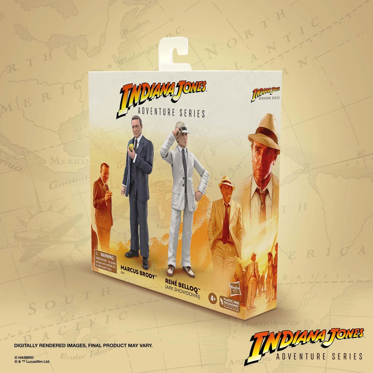 Hasbro Indiana Jones 6 Inch Exclusive Action Figure 2-Pack - Marcus Brody & Rene Belloq (Ark Showdown) 12 Hasbro Indiana Jones 6 Inch Exclusive Action Figure 2-Pack - Marcus Brody & Rene Belloq (Ark Showdown) - Image 10