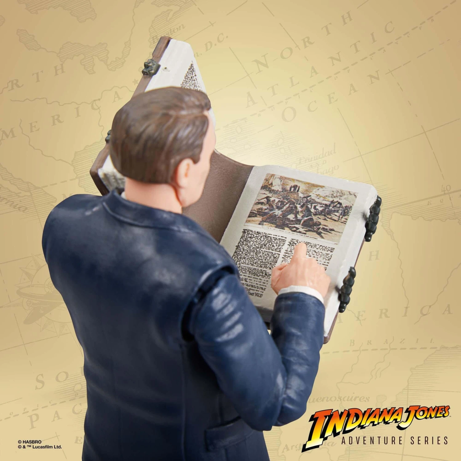 Hasbro Indiana Jones 6 Inch Exclusive Action Figure 2-Pack - Marcus Brody & Rene Belloq (Ark Showdown) 6 Hasbro Indiana Jones 6 Inch Exclusive Action Figure 2-Pack - Marcus Brody & Rene Belloq (Ark Showdown) - Image 4