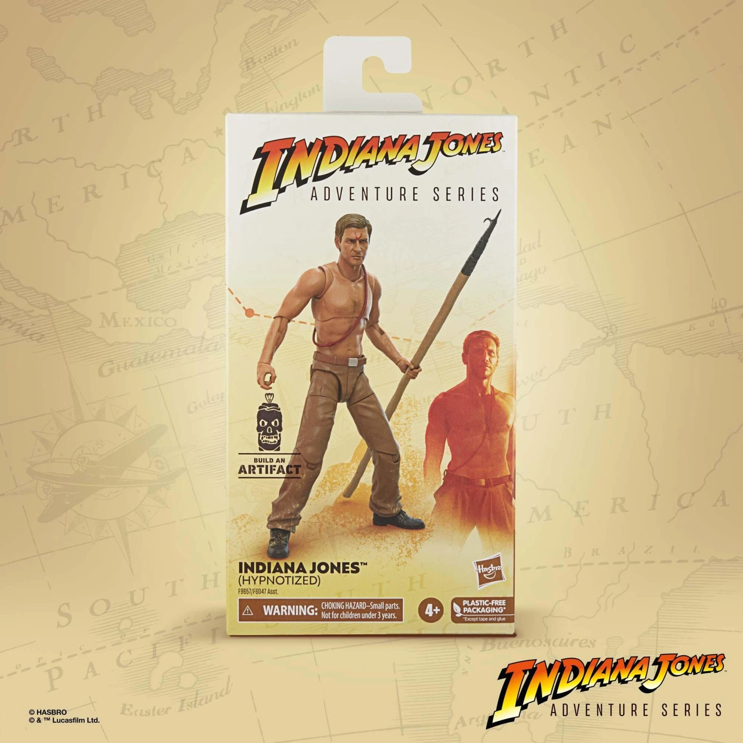 Hasbro Indiana Jones 6 Inch Action Figure Wave 2 - Indiana Jones (Hypnotized) 4 Hasbro Indiana Jones 6 Inch Action Figure Wave 2 - Indiana Jones (Hypnotized) - Image 2