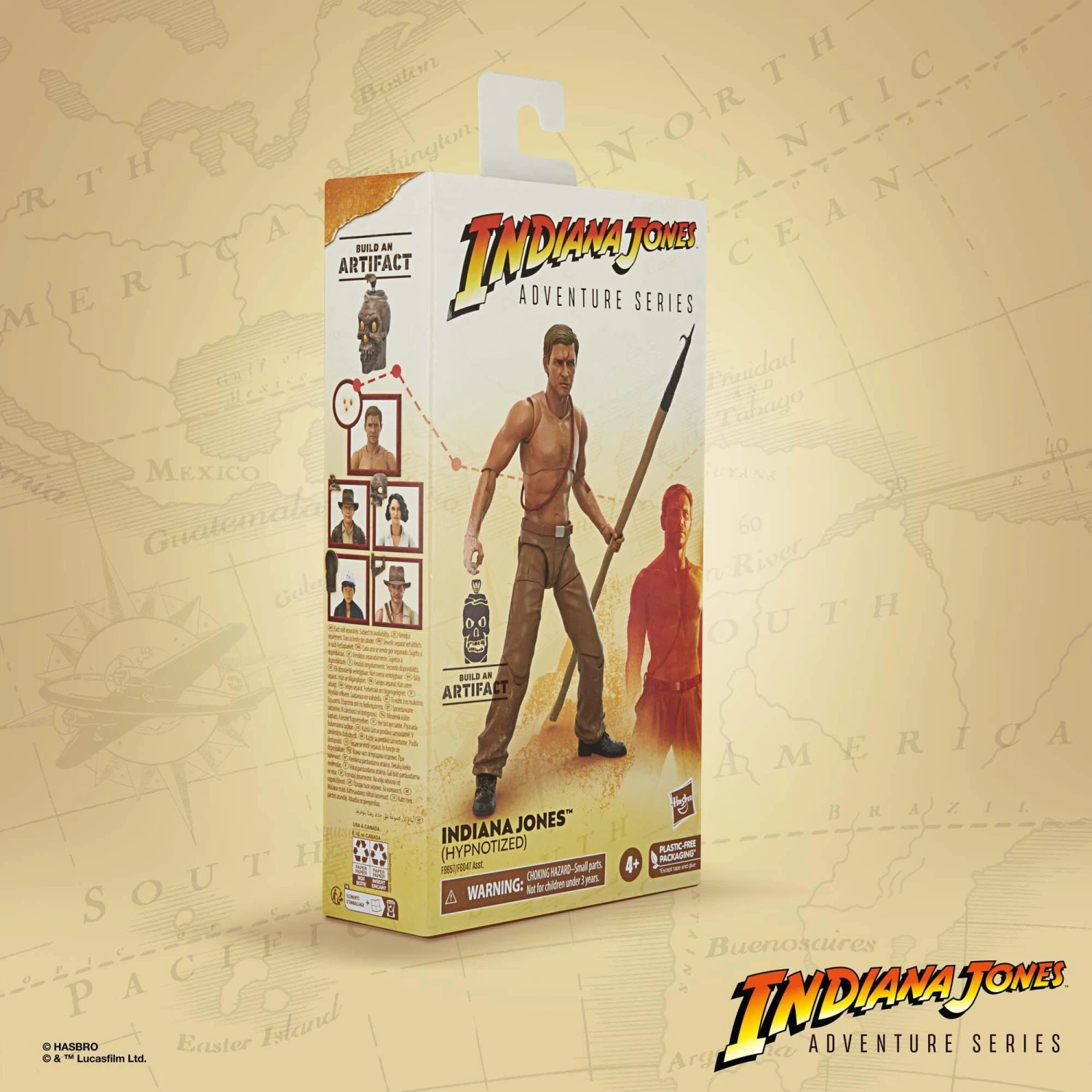 Hasbro Indiana Jones 6 Inch Action Figure Wave 2 - Indiana Jones (Hypnotized) 11 Hasbro Indiana Jones 6 Inch Action Figure Wave 2 - Indiana Jones (Hypnotized) - Image 9
