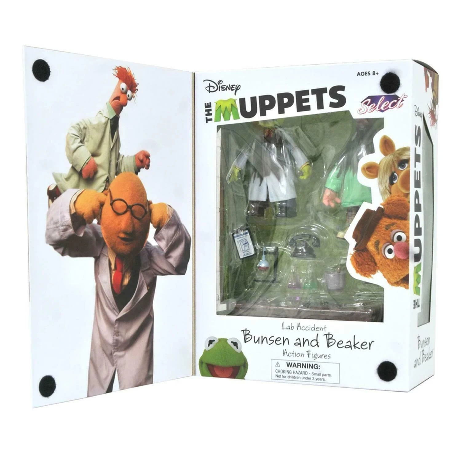 Diamond Select The Muppets Action Figure Box Set Lab Accident Bunsen & Beaker SDCC 2021 Previews Exclusive 4 Diamond Select The Muppets Action Figure Box Set Lab Accident Bunsen & Beaker SDCC 2021 Previews Exclusive - Image 2
