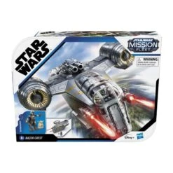 Hasbro Star Wars Mission Fleet Deluxe Action Figure - Razor Crest With The Mandalorian & The Child