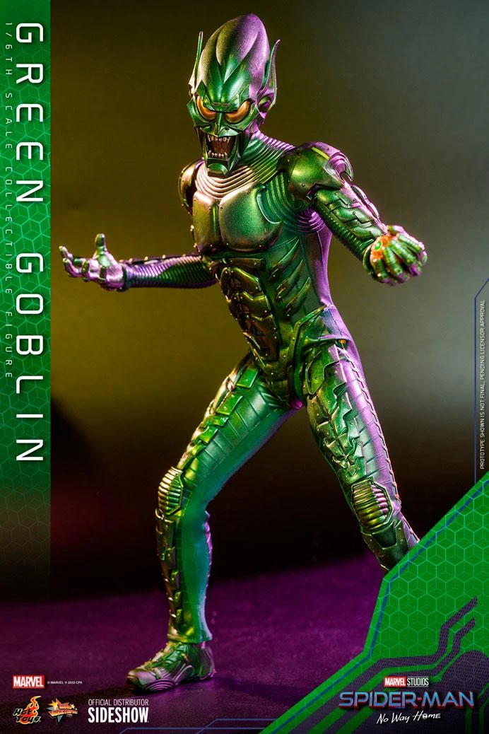 *PRE-ORDER Green Goblin - Spiderman No Way Home Marvel Hot Toys Collectibles 1/6 Scale Action Figure 5 *PRE-ORDER Green Goblin - Spiderman No Way Home Marvel Hot Toys Collectibles 1/6 Scale Action Figure - Image 3