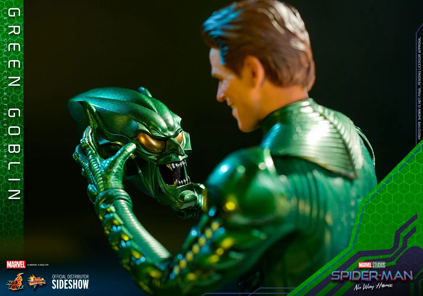 *PRE-ORDER Green Goblin - Spiderman No Way Home Marvel Hot Toys Collectibles 1/6 Scale Action Figure 7 *PRE-ORDER Green Goblin - Spiderman No Way Home Marvel Hot Toys Collectibles 1/6 Scale Action Figure - Image 5