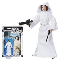Hasbro Star Wars 40th Anniversary Black Series 6 Inch Action Figure Wave 1 - Princess Leia Organa
