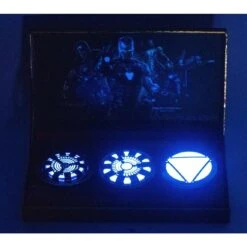 Marvel Infinity Saga - Iron Man Arc Reactor Magnetic Full Size Replica Pin Set - Star Action Figure UK Exclusive -Hasbro Store iron man arc reactor magnetic replica pin set 3