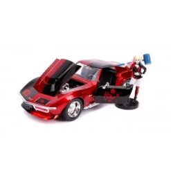 Jada Toys DC Harley Quinn - 1969 Corvette With Harley Quinn Figure Hollywood Rides 1:24 Scale Die Cast Vehicle -Hasbro Store ja31196 2 800x800 1