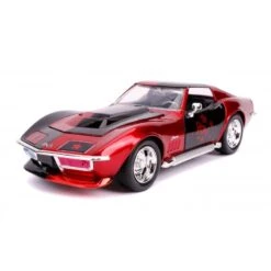 Jada Toys DC Harley Quinn - 1969 Corvette With Harley Quinn Figure Hollywood Rides 1:24 Scale Die Cast Vehicle -Hasbro Store ja31196 3 800x800 1