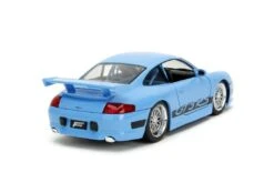 Jada Toys Fast & Furious - Brian's Porsche 911 GT3 RS (Blue) Hollywood Rides 1:24 Scale Die Cast Vehicle -Hasbro Store jad33667 05
