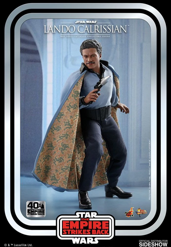 Lando Calrissian (Empire Strikes Back) - Star Wars Hot Toys Collectibles 1/6 Scale Action Figure 6 Lando Calrissian (Empire Strikes Back) - Star Wars Hot Toys Collectibles 1/6 Scale Action Figure - Image 4